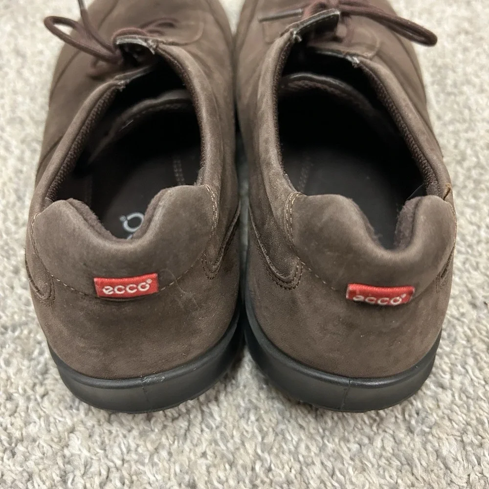 ECCO Women's Shoes‎ Size 39 EUR 10 - 10.5 US Nubuck Brown Leather Comfort